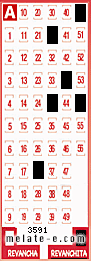 Volante ganador del sorteo 3591 de Revanchita