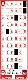 Volante ganador del sorteo 3706 de Revanchita