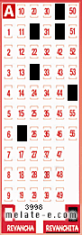 Volante ganador del sorteo 3998 de Revanchita