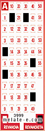 Volante ganador del sorteo 3999 de Revanchita