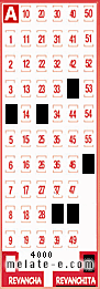 Volante ganador del sorteo 4000 de Revanchita