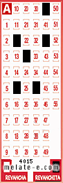 Volante ganador del sorteo 4015 de Revanchita