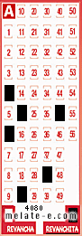 Volante ganador del sorteo 4080 de Revanchita