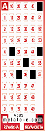 Volante ganador del sorteo 4083 de Revanchita