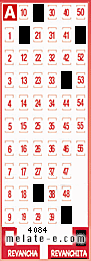Volante ganador del sorteo 4084 de Revanchita