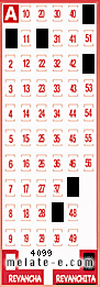 Volante ganador del sorteo 4099 de Revanchita