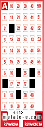 Volante ganador del sorteo 4102 de Revanchita