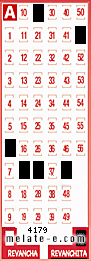 Volante ganador del sorteo de Revanchita con fecha del miércoles  25 de febrero de 2026
