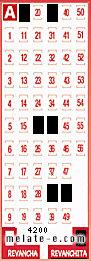 Volante ganador del sorteo 4200 de Revanchita