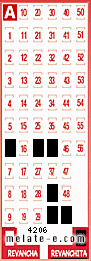 Volante ganador del sorteo 4206 de Revanchita