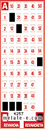 Volante ganador del sorteo 4257 de Revanchita