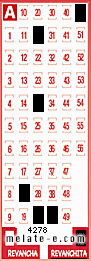 Volante ganador del sorteo 4278 de Revanchita