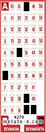 Volante ganador del sorteo 4279 de Revanchita